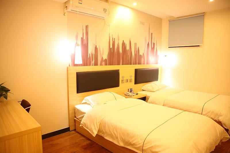 Thank Inn Chain Hotel Shandong Weifang Qingzhou Railway Station Gaoliu Exteriör bild
