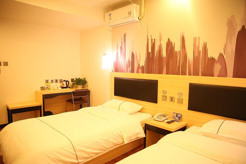 Thank Inn Chain Hotel Shandong Weifang Qingzhou Railway Station Gaoliu Exteriör bild