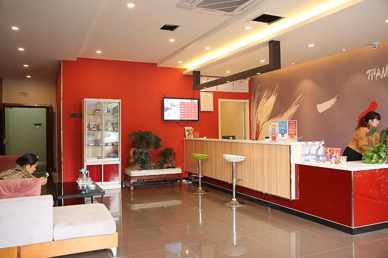 Thank Inn Chain Hotel Shandong Weifang Qingzhou Railway Station Gaoliu Exteriör bild